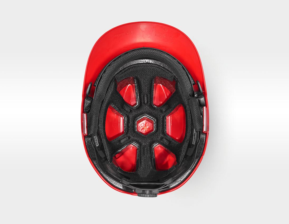 Hard Hats: e.s. Work helmet worker + straussred