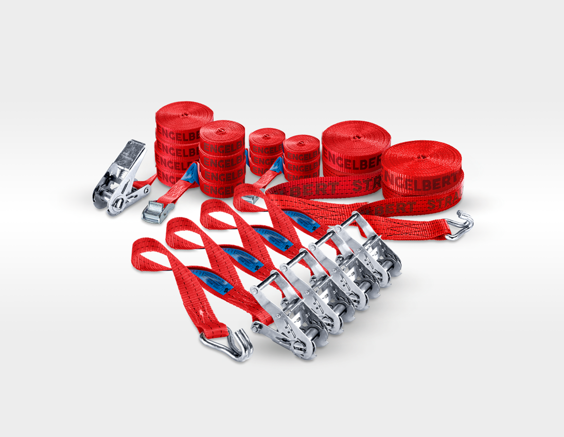 Tension straps: STRAUSSbox 215 midi tool carrier set III 1