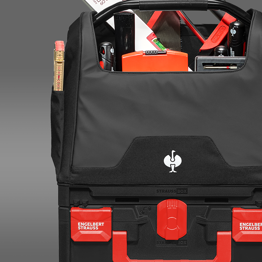 Accessories: STRAUSSbox tool bag, open + black 2