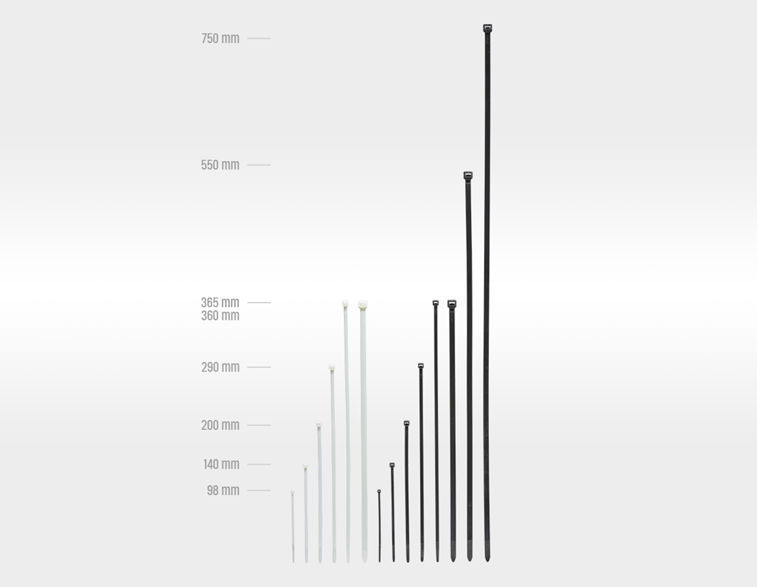 Cable ties | Ropes | Cords: Cable ties for indoors and outdoors + nature