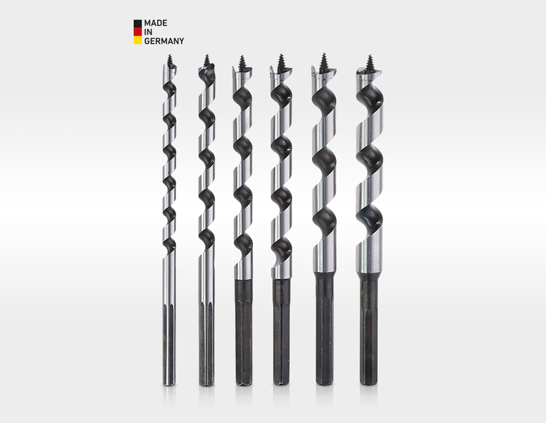 Drills: e.s. Lewis auger set 6-part