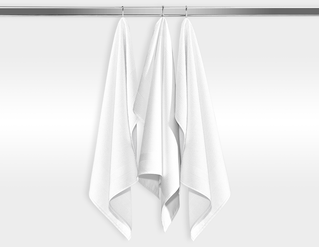 Cloths: Microfibre tea towel, pack of 3 + white