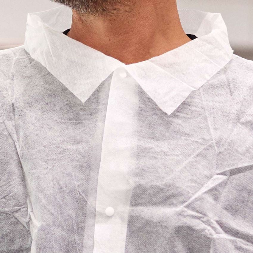 Disposable Clothing: Fleece Visitors Smock + white 2