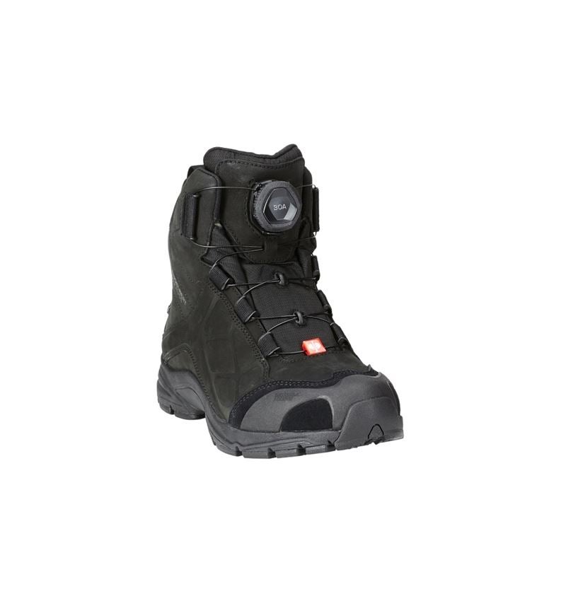 O2: e.s. O2 Work shoes Tethys mid + black 3