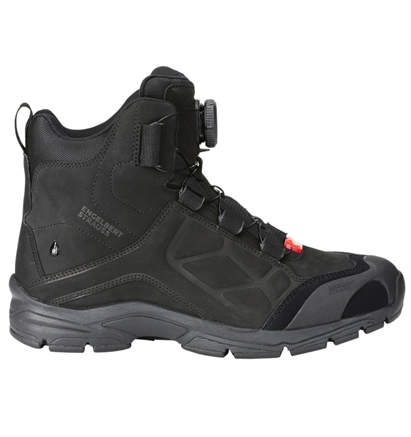 O2: e.s. O2 Work shoes Tethys mid + black 2
