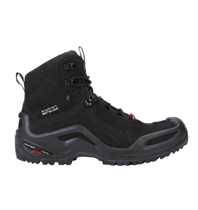 O2: e.s. O2 Work shoes Themisto mid + black 2