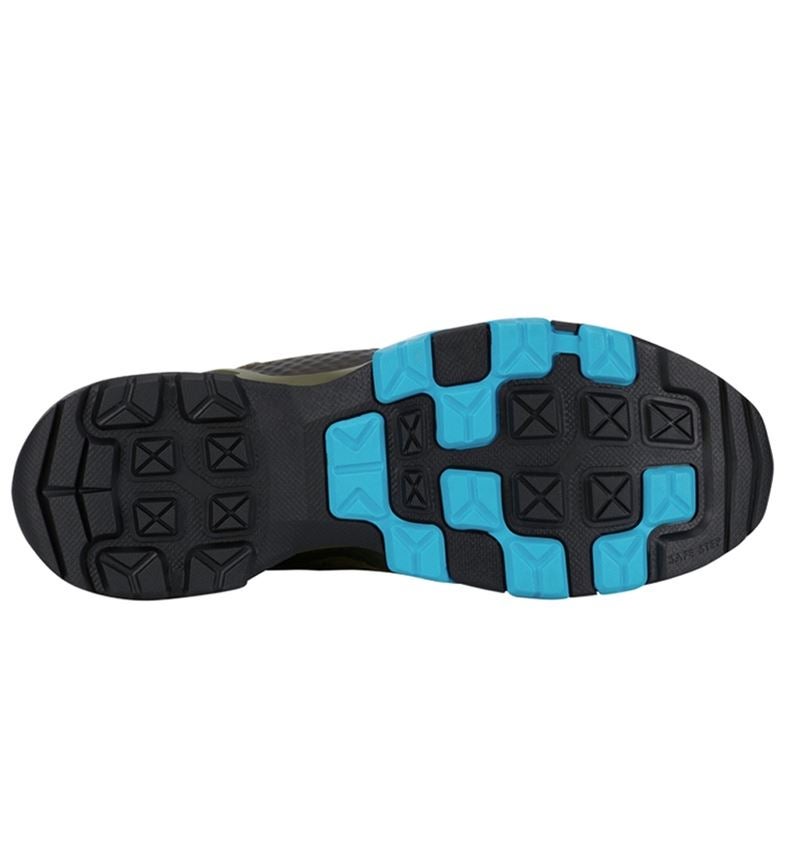 O2: O2 Work shoes e.s. Kobuk low + mudgreen/nice blue 2
