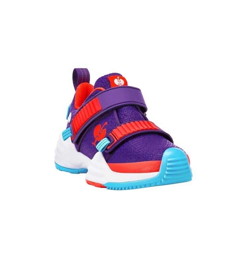 Kids Shoes: Allround shoes e.s. Waza low, children's + grape/lightcyan/high-vis red 3