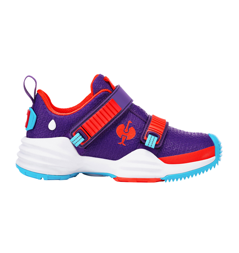 Kids Shoes: Allround shoes e.s. Waza low, children's + grape/lightcyan/high-vis red