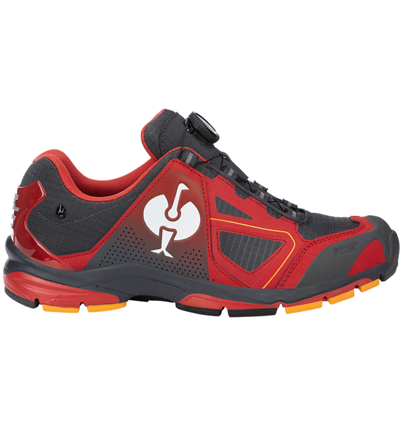 O2: O2 Work shoes e.s. Minkar II + red/graphite 2