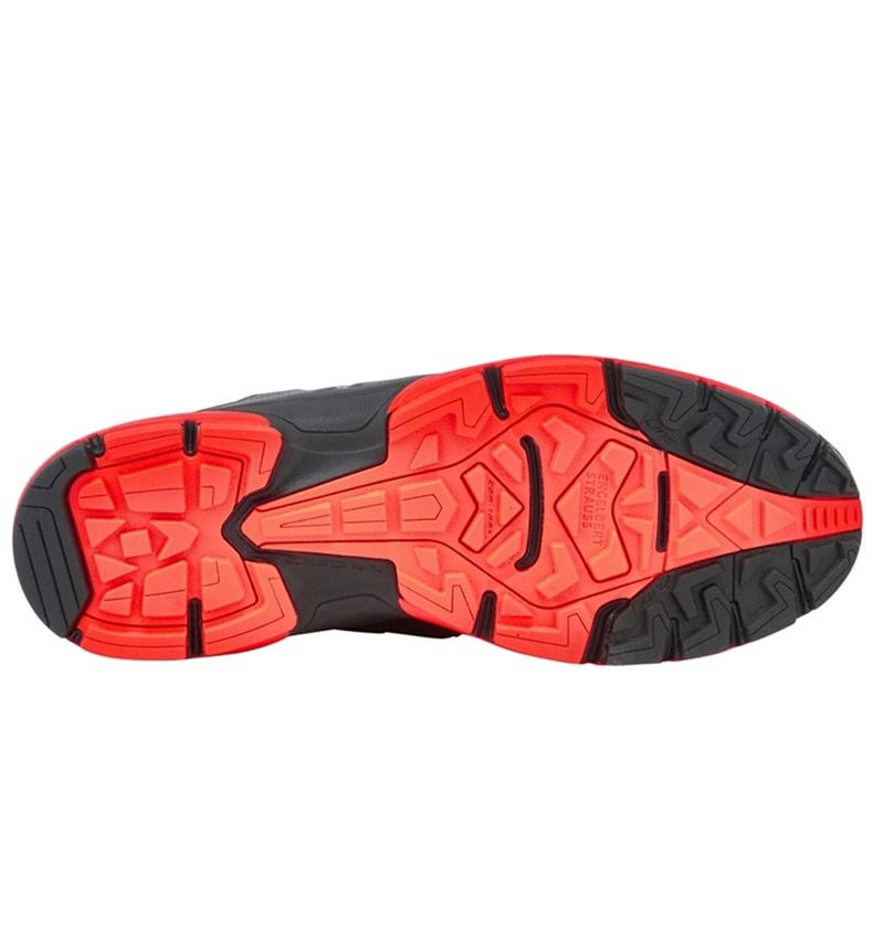 O2: O2 Work shoes e.s. Minkar II + black/high-vis red 5