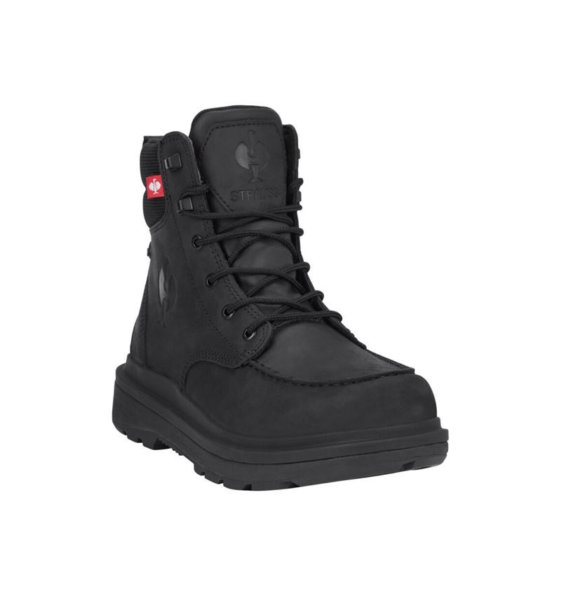 O6: O6 Work boots e.s. Ridgewood mid + black 4