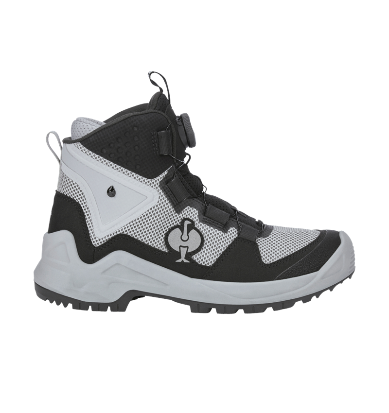 O6: O6 Work boots e.s. Adelaide mid + black/platinum 3