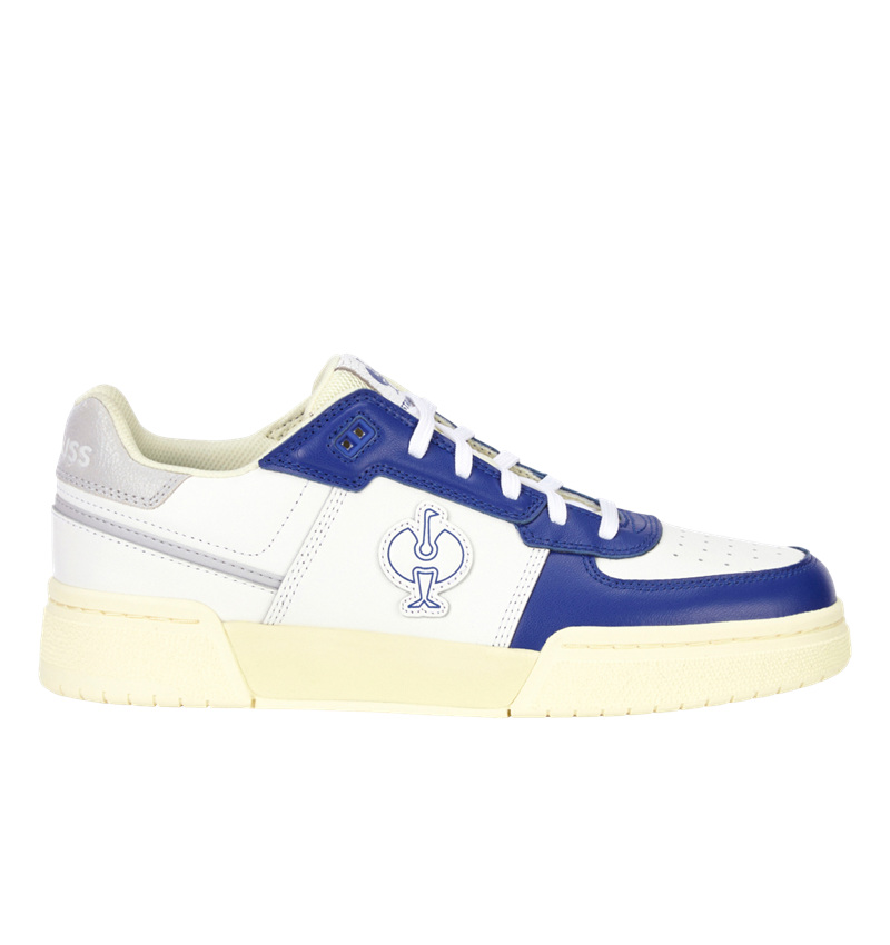 Work Shoes: O1 Work shoes e.s. Sumter low + white/royalblue 3
