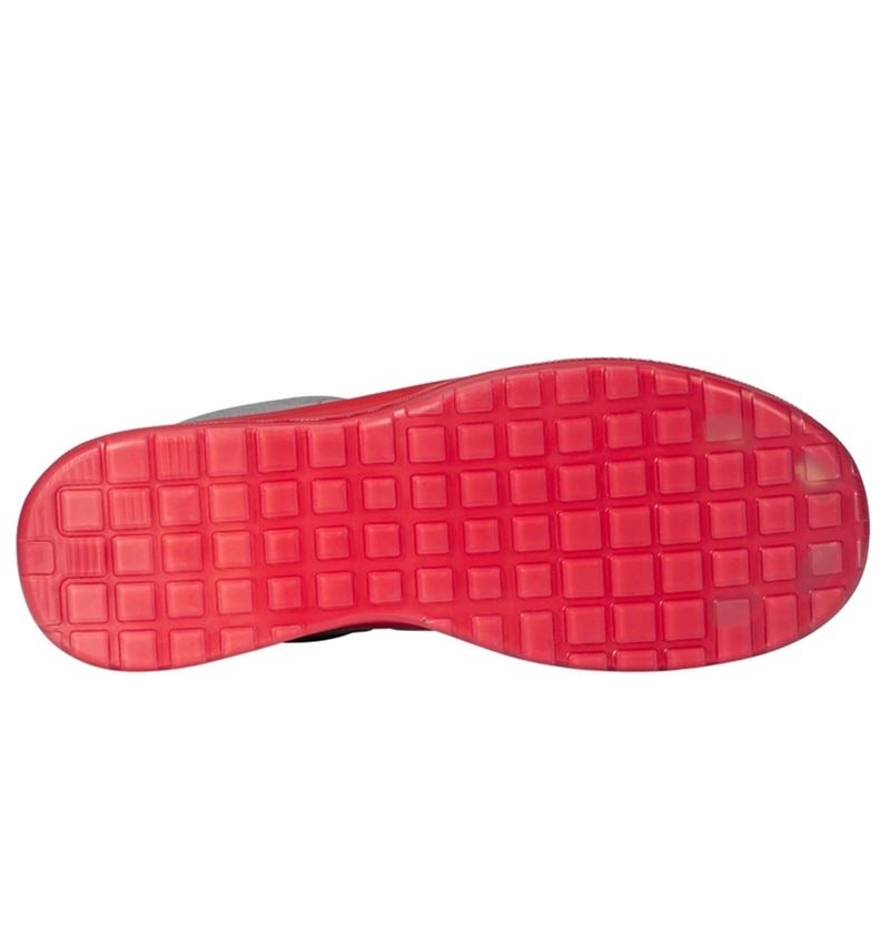 S1P: S1P Safety shoes e.s. Banco low + pearlgrey/solarred 3