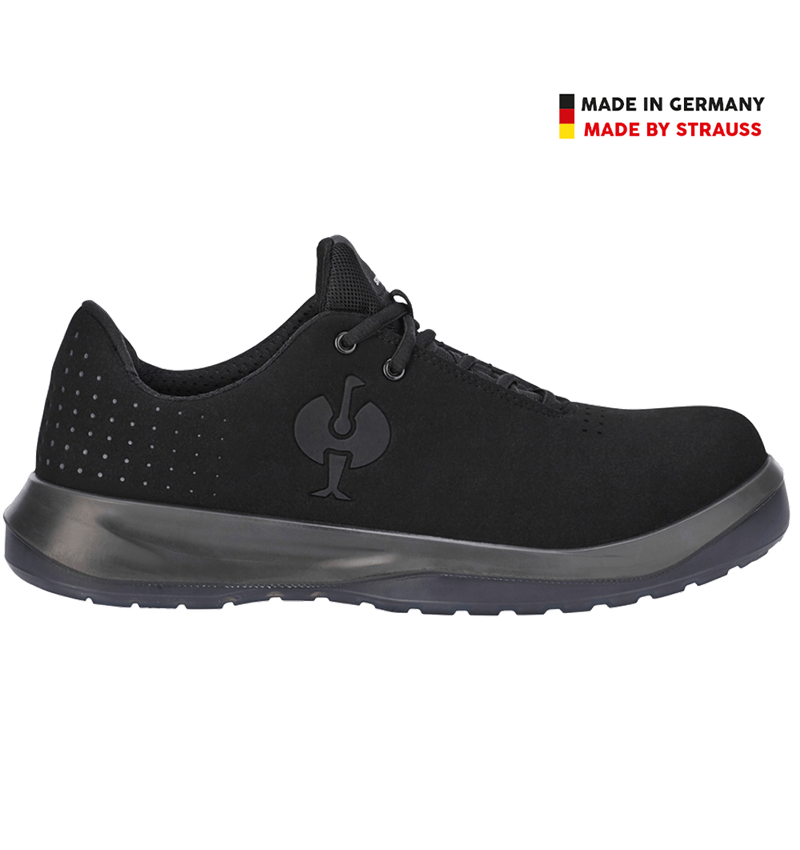 Safety Trainers: S1P Safety shoes e.s. Banco low + black/anthracite 2