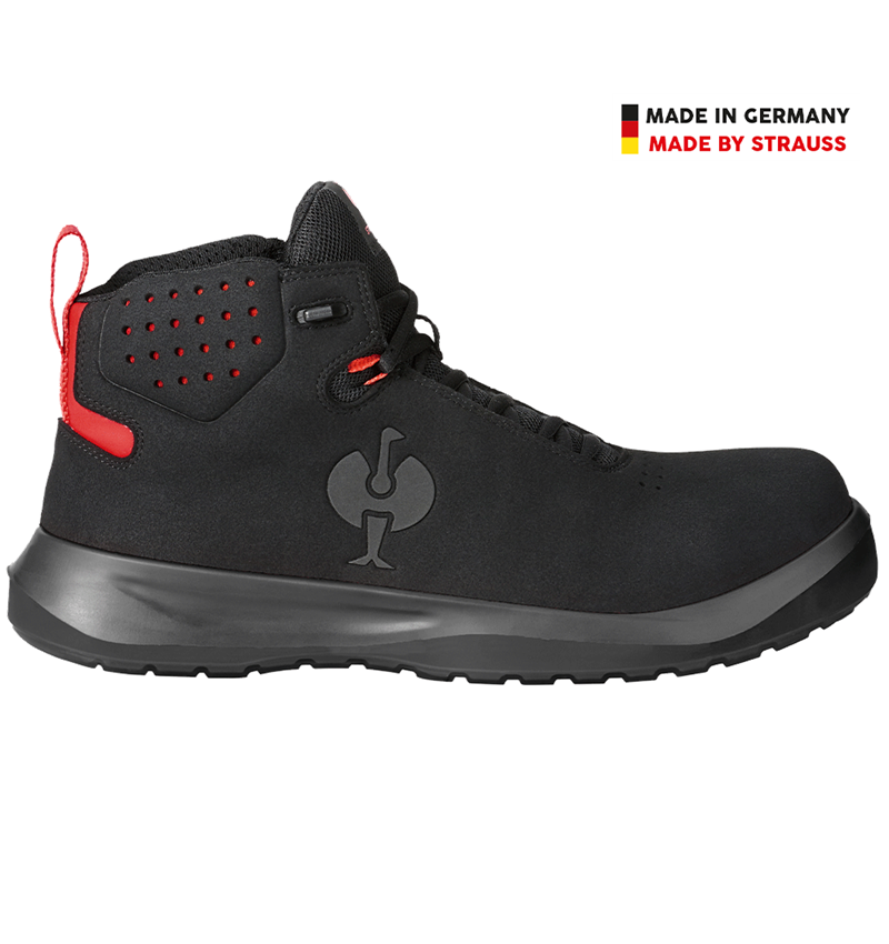 S1P: S1P Safety shoes e.s. Banco mid + black