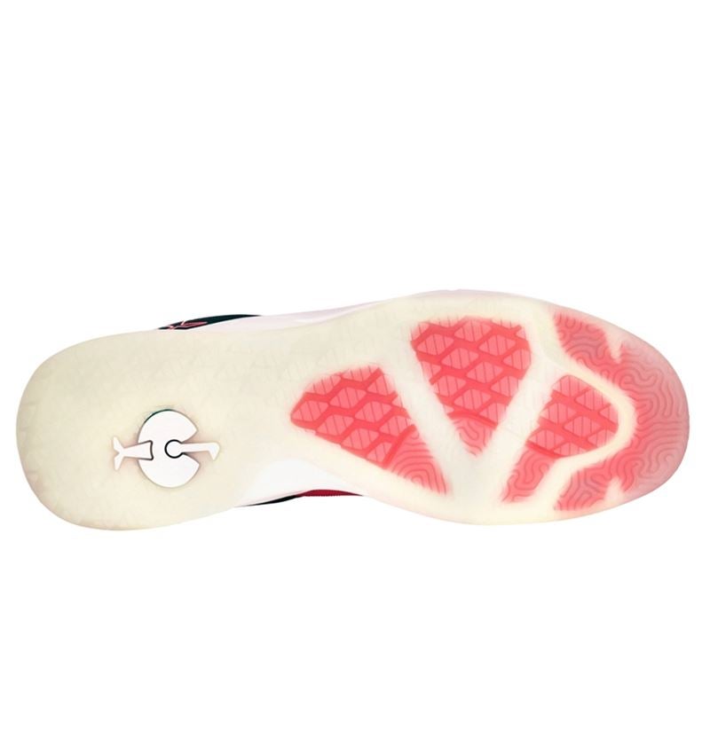 S1P: S1PS Safety shoes e.s. Marseille mid + high-vis red/black 6