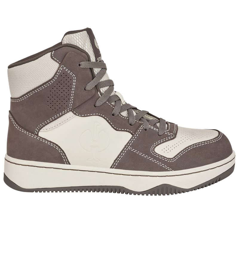 S1P: S1P Safety boots e.s. Eindhoven mid + stonegrey/cream 4