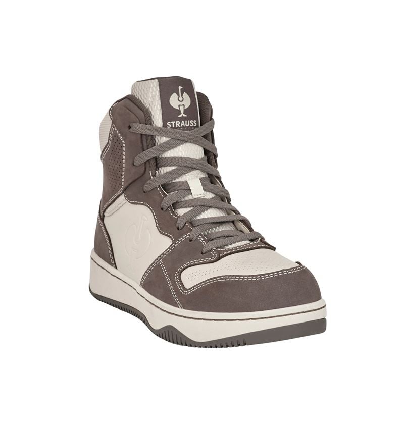S1P: S1P Safety boots e.s. Eindhoven mid + stonegrey/cream 5