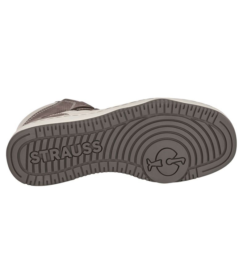 S1P: S1P Safety boots e.s. Eindhoven mid + stonegrey/cream 6