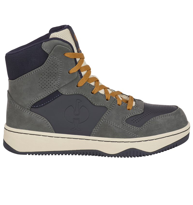 S1P: S1P Safety boots e.s. Eindhoven mid + carbongrey/neroblue 3