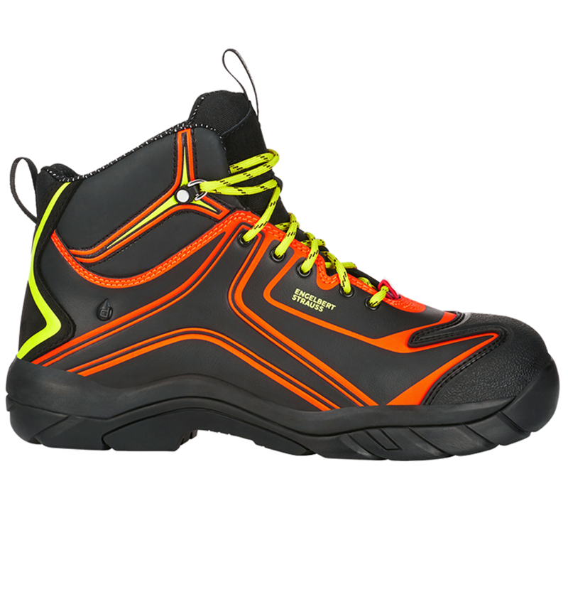 S3: e.s. S3 Safety shoes Kajam + black/high-vis orange/high-vis yellow 2