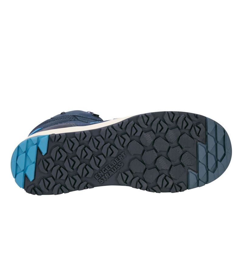 Safety Shoes: S7 Safety boots e.s. Murcia mid + navy/gentianblue 5