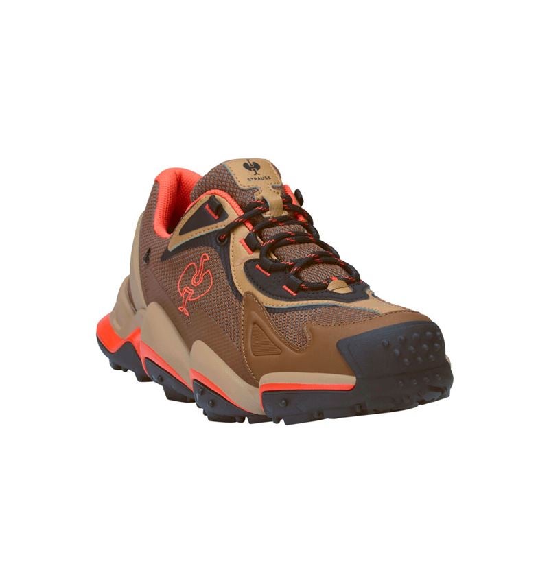 Safety Shoes: S7S Safety shoes e.s. Peoria low + desertbrown/solarred 5