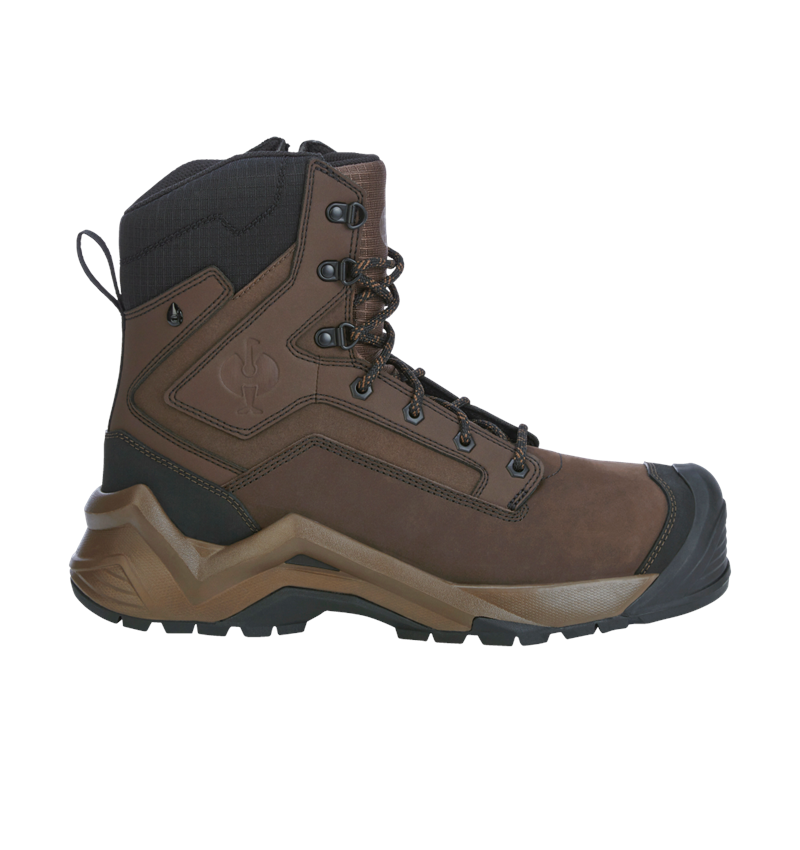 S7: S7 Safety boots Strauss.7004 high + chestnut