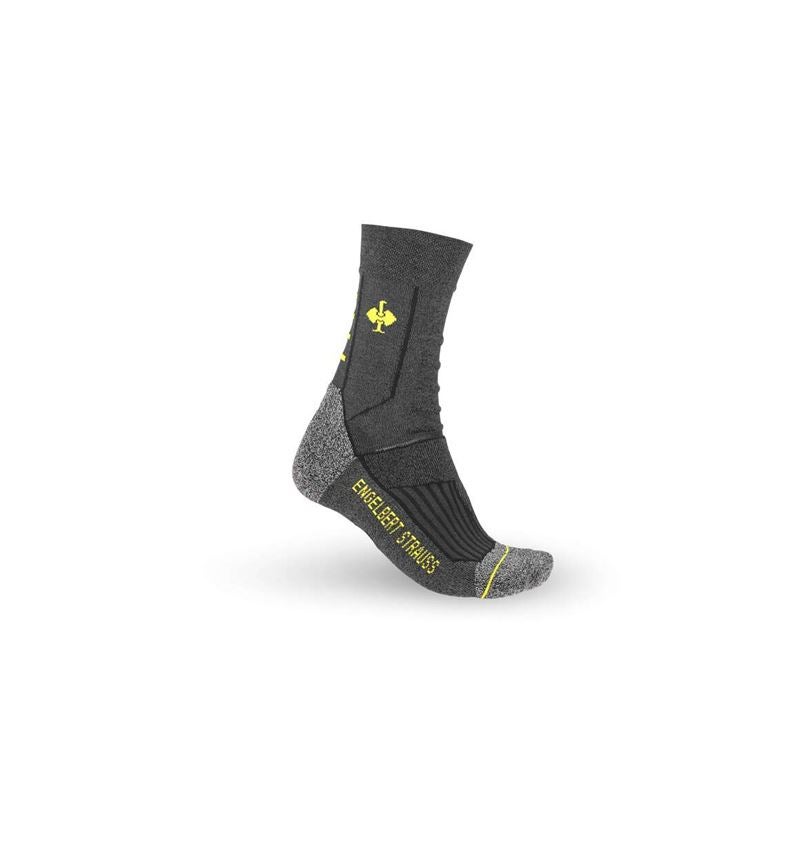 Socks: e.s. Allround functional socks light/high + dark grey melange