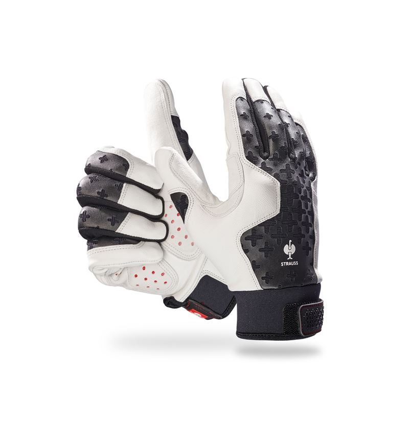 Leather: e.s. Leather assembly gloves ergoplus