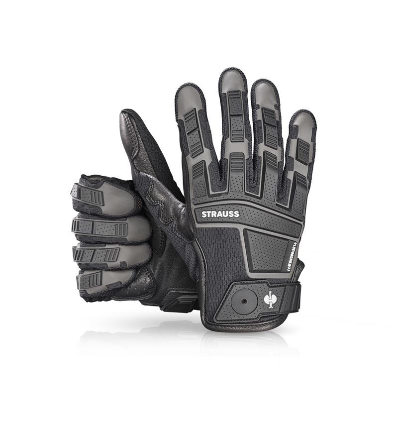 Hybrid: e.s. Assembly gloves Protect + black