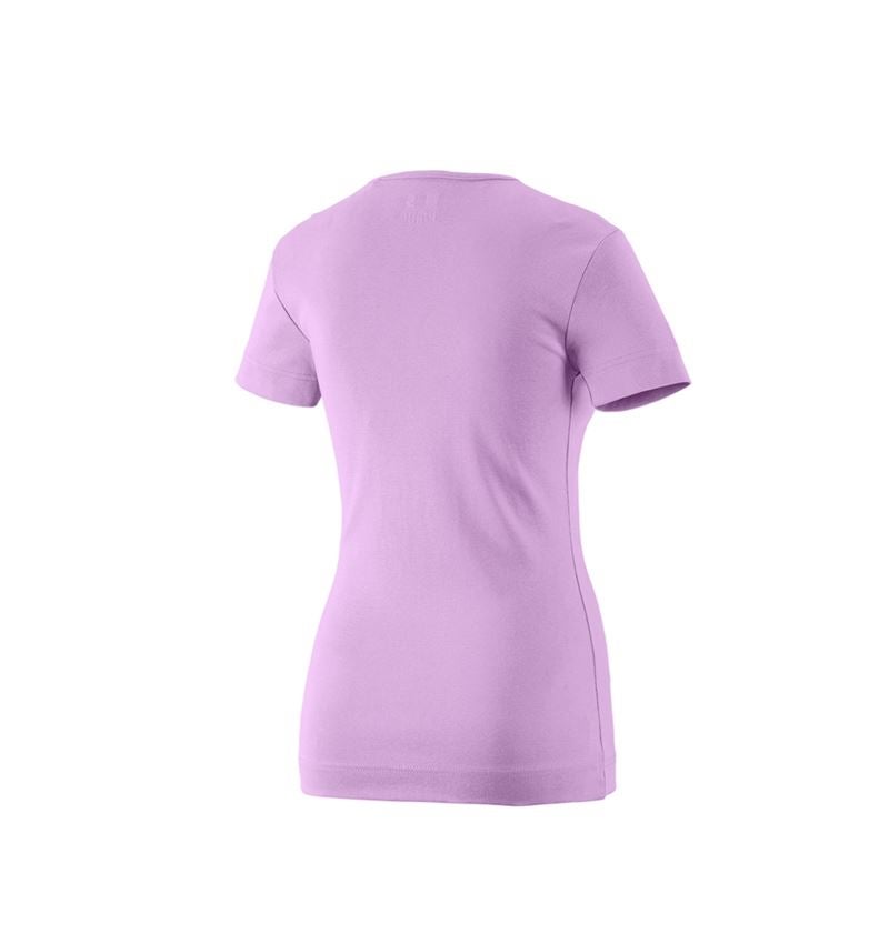 Shirts, Pullover & more: e.s. T-shirt cotton V-Neck, ladies' + lavender 2