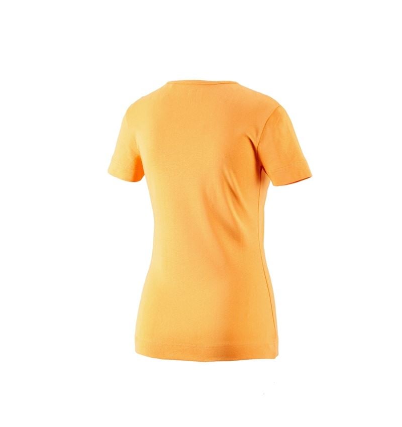 Shirts, Pullover & more: e.s. T-shirt cotton V-Neck, ladies' + lightorange 1