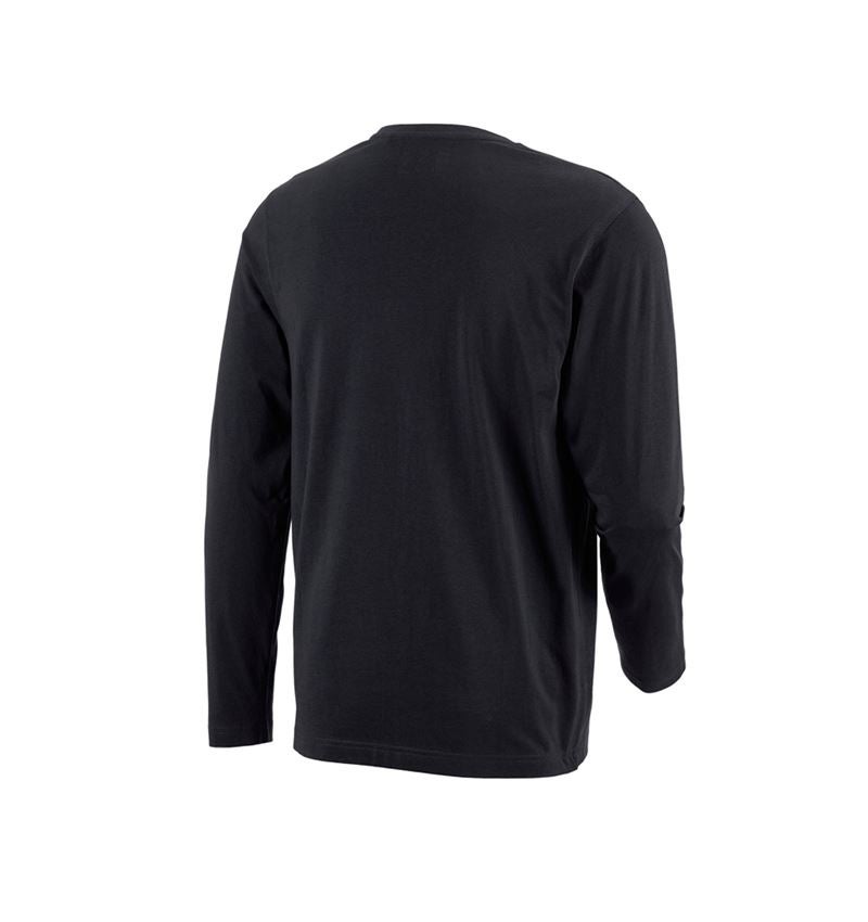 Shirts, Pullover & more: e.s. Longsleeve cotton + black 5