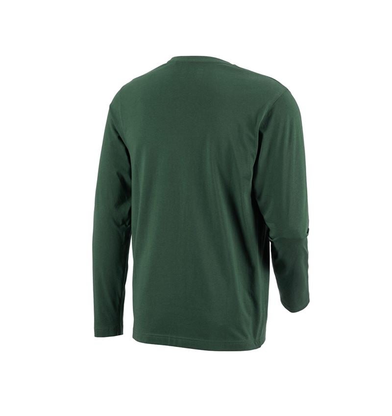 Shirts, Pullover & more: e.s. Longsleeve cotton + green 4