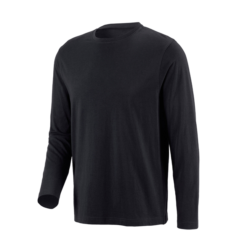 Shirts, Pullover & more: e.s. Longsleeve cotton + black 4