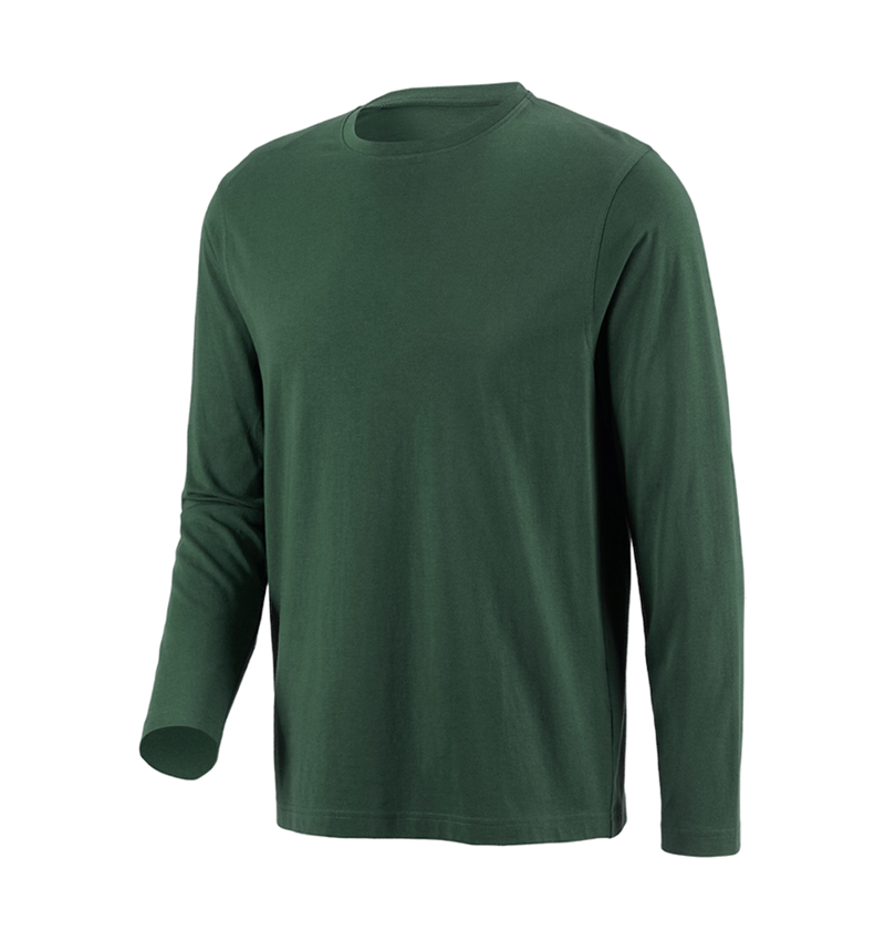 Shirts, Pullover & more: e.s. Longsleeve cotton + green 3