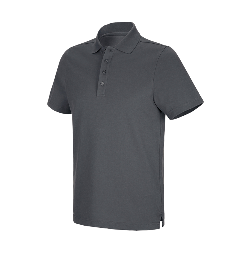 Topics: e.s. Functional polo shirt poly cotton + anthracite 1