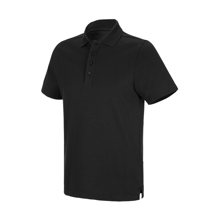 Topics: e.s. Functional polo shirt poly cotton + black 3