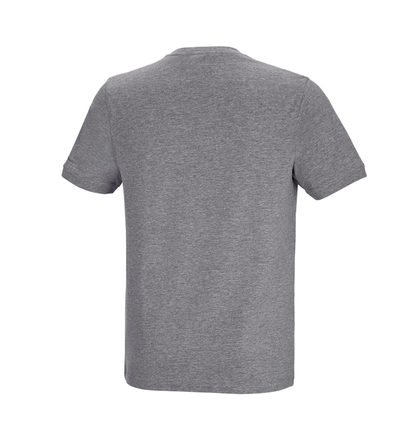 Shirts, Pullover & more: e.s. T-shirt cotton stretch Pocket + grey melange 3