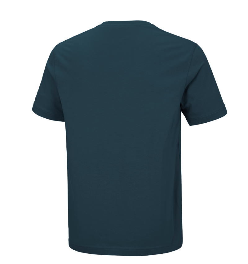 Shirts, Pullover & more: e.s. T-shirt cotton stretch V-Neck + seablue 3