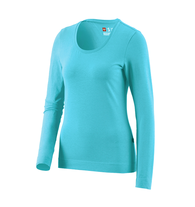 Shirts, Pullover & more: e.s. Longsleeve cotton stretch, ladies' + capri