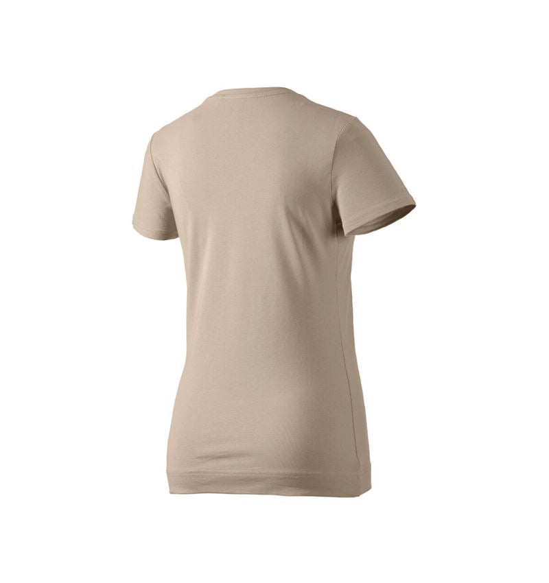 Topics: e.s. T-shirt cotton stretch, ladies' + clay 3