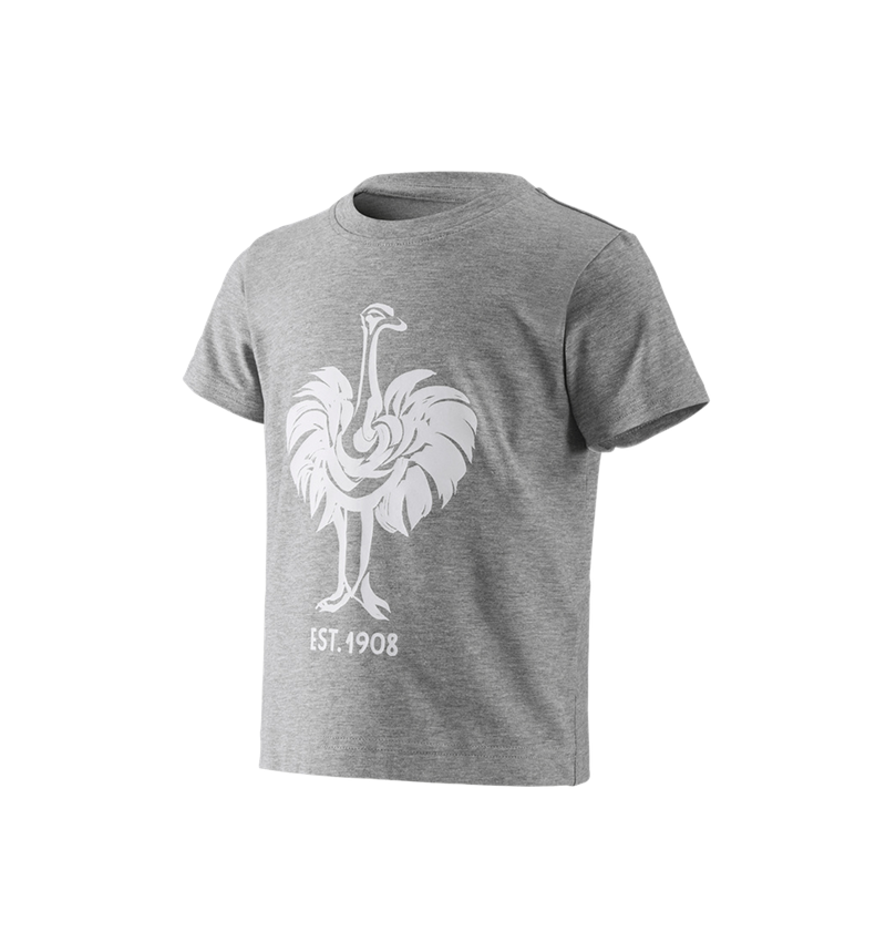 Shirts, Pullover & more: e.s. T-shirt 1908, children + grey melange/white 1