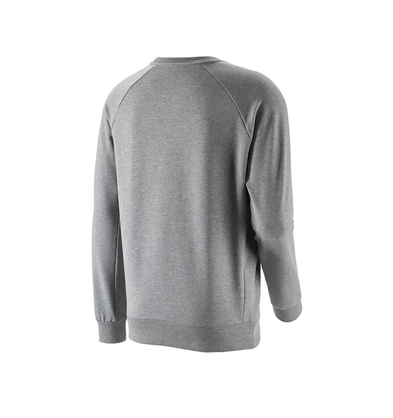 Shirts, Pullover & more: e.s. Sweatshirt cotton stretch + grey melange 7