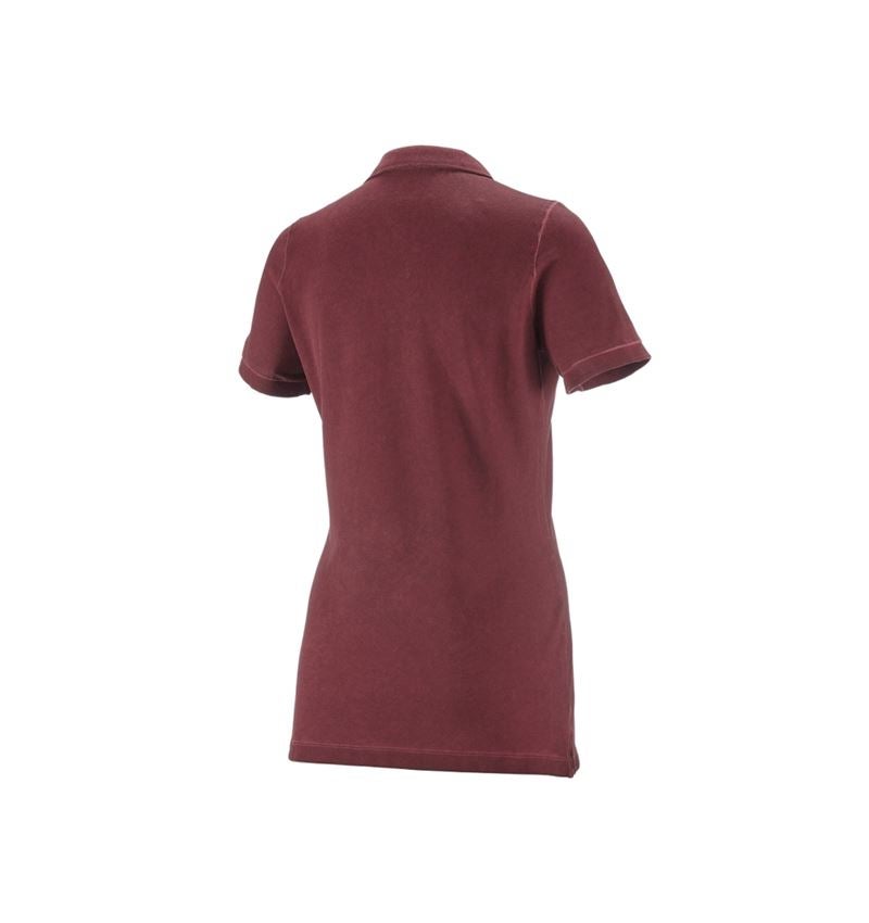 Topics: e.s. Polo shirt vintage cotton stretch, ladies' + ruby vintage 3