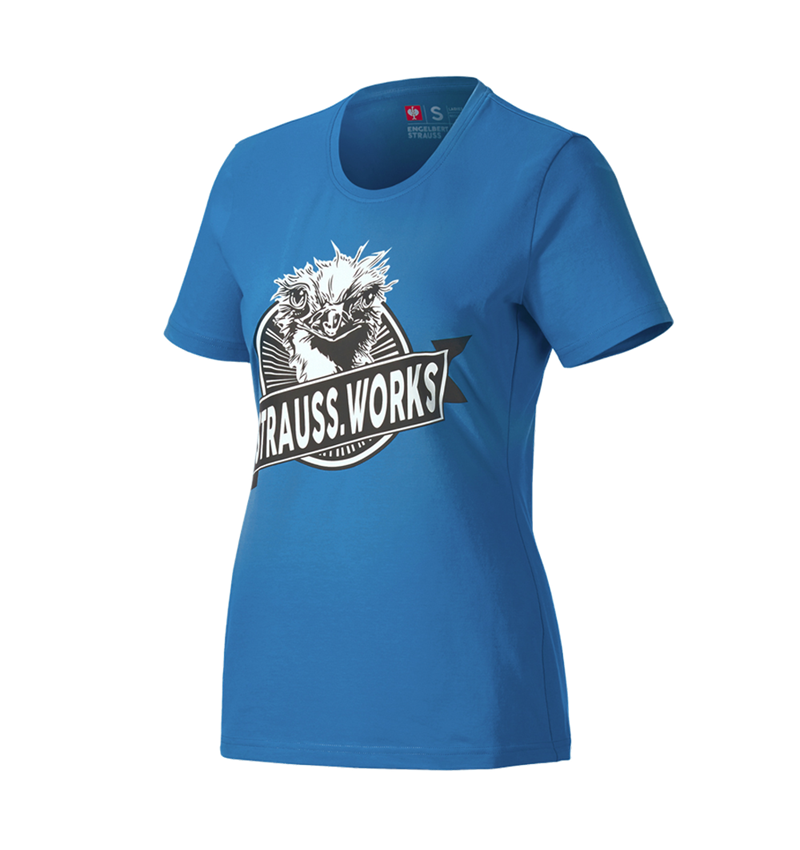 Shirts, Pullover & more: e.s. T-shirt strauss works, ladies' + gentianblue 2