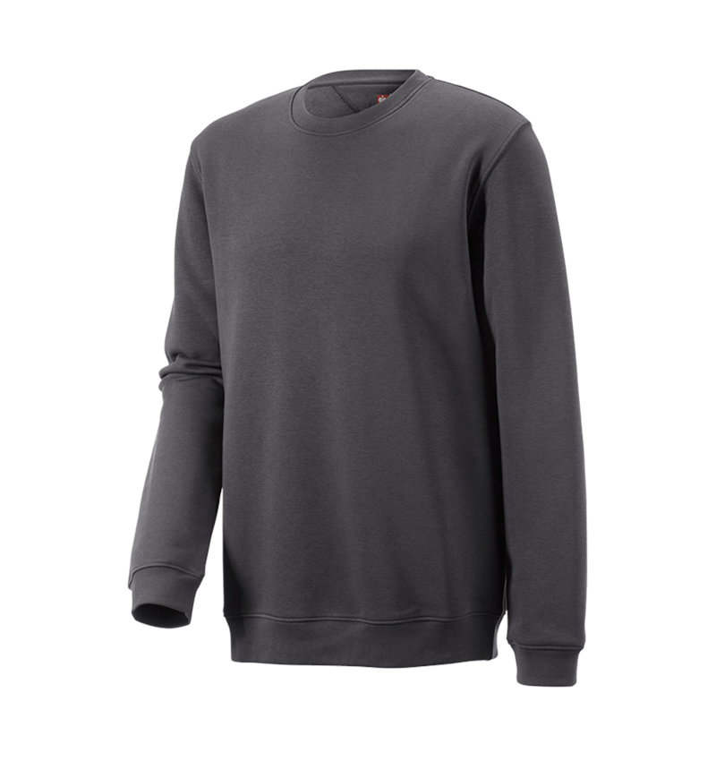 Topics: e.s. Sweatshirt poly cotton, long fit + anthracite 3